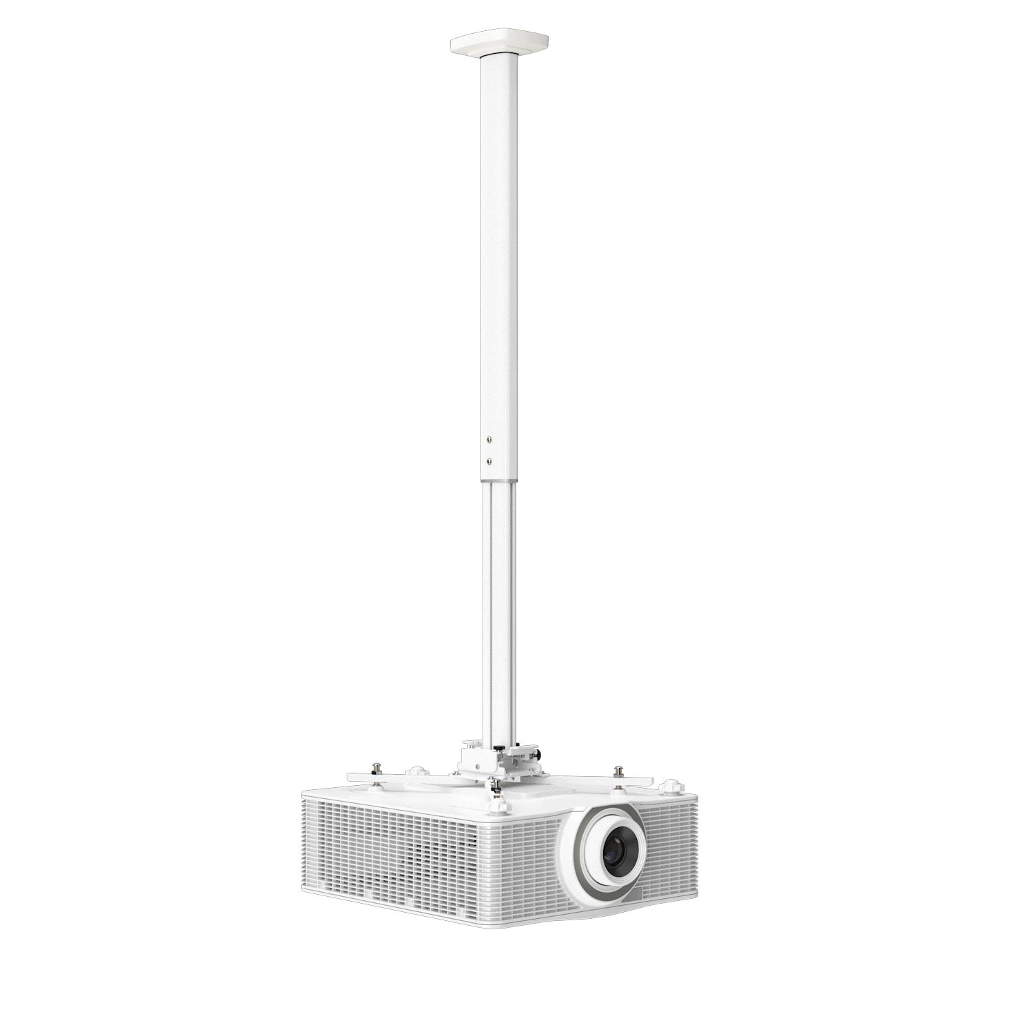 Kindermann Premium MA 150 7460000151 - Beamer-Deckenhalterung 86-150 cm - max. 30 kg - Aluminium - TÜV/GS - weiß