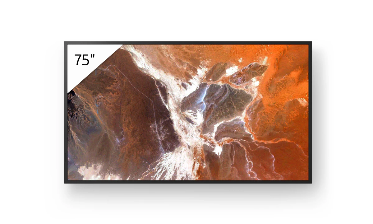 Sony FW-75BZ30P - 75 Zoll Digital Signage Display - 4K UHD IPS - 400 cd/m² - 24/7 - Android - VESA 300x300 - schwarz