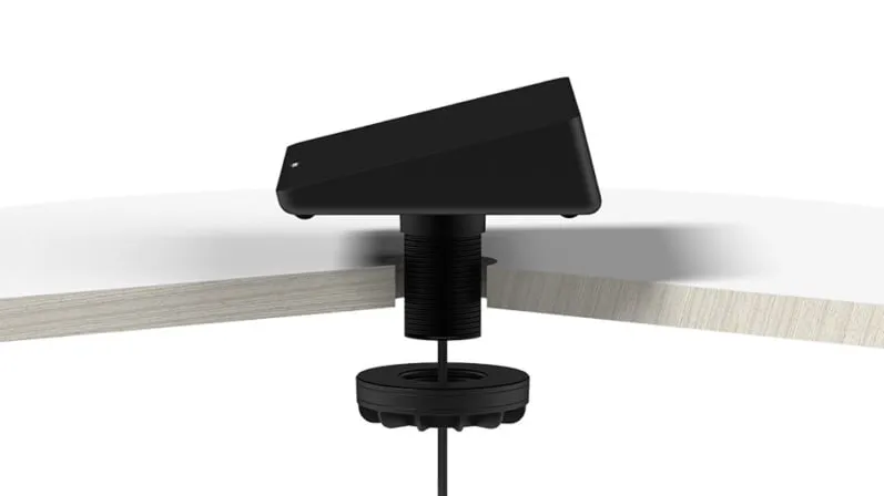 Logitech Tap Tischhalterung – Flaches Design & 180° Schwenkfunktion
