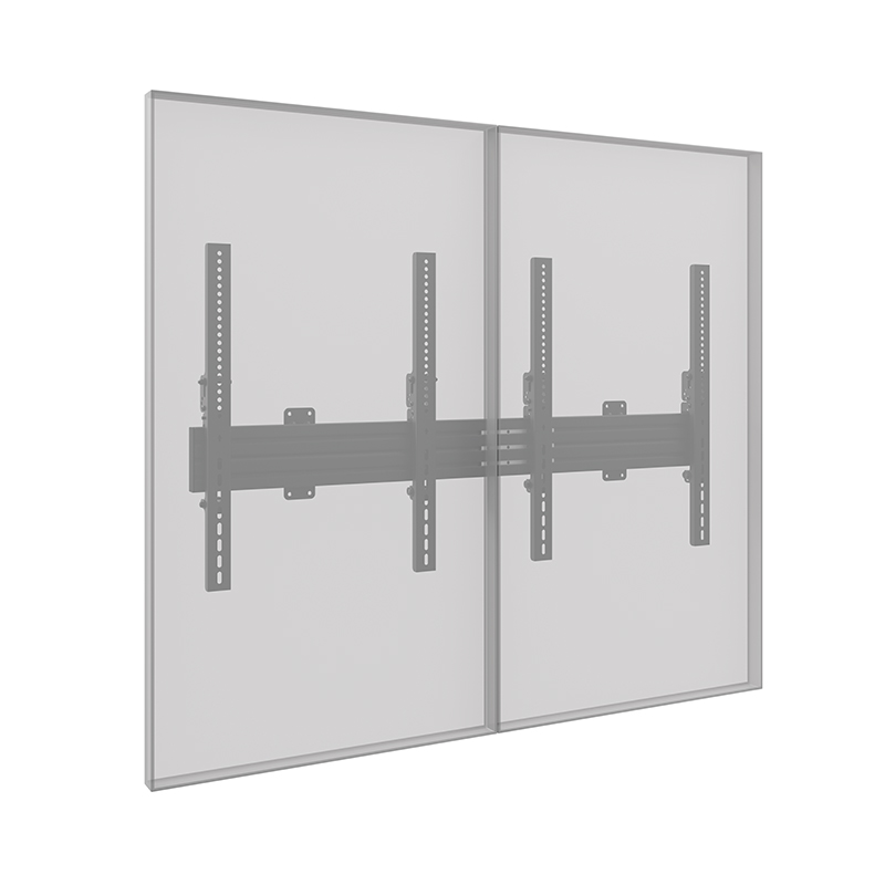Hagor CPS MENUBOARD W2P - Wandhalterung - 2x46-65 Zoll, VESA 400x600mm, bis max. 100kg, Schwarz