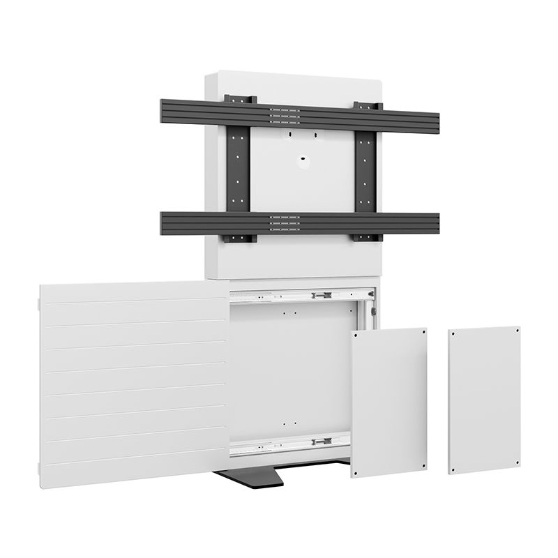 Hagor CON-Line Big FS Cisco WebEx Board Pro 75" 2782 - Medienstele freistehend - displayspezifisches Lochbild - Landscape - VESA-frei - Weiß/Schwarz