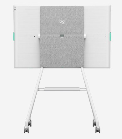 Logitech Rally Board 65 Cart 952-000251 - Premium Rollwagen mit Klappmechanismus - Offwhite