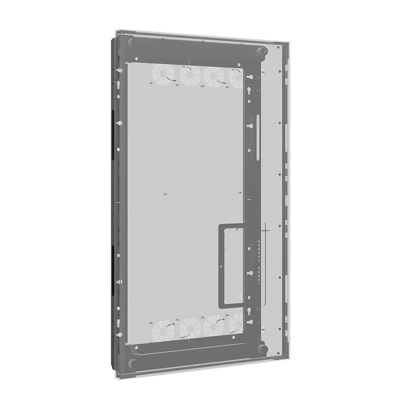 Hagor WH Hisense 55OP90FE 5688 - Outdoor-Wandhalterung displayspezifisch für Hisense 55OP90FE - hochwetterfest - Landscape und Portrait - Schwarz