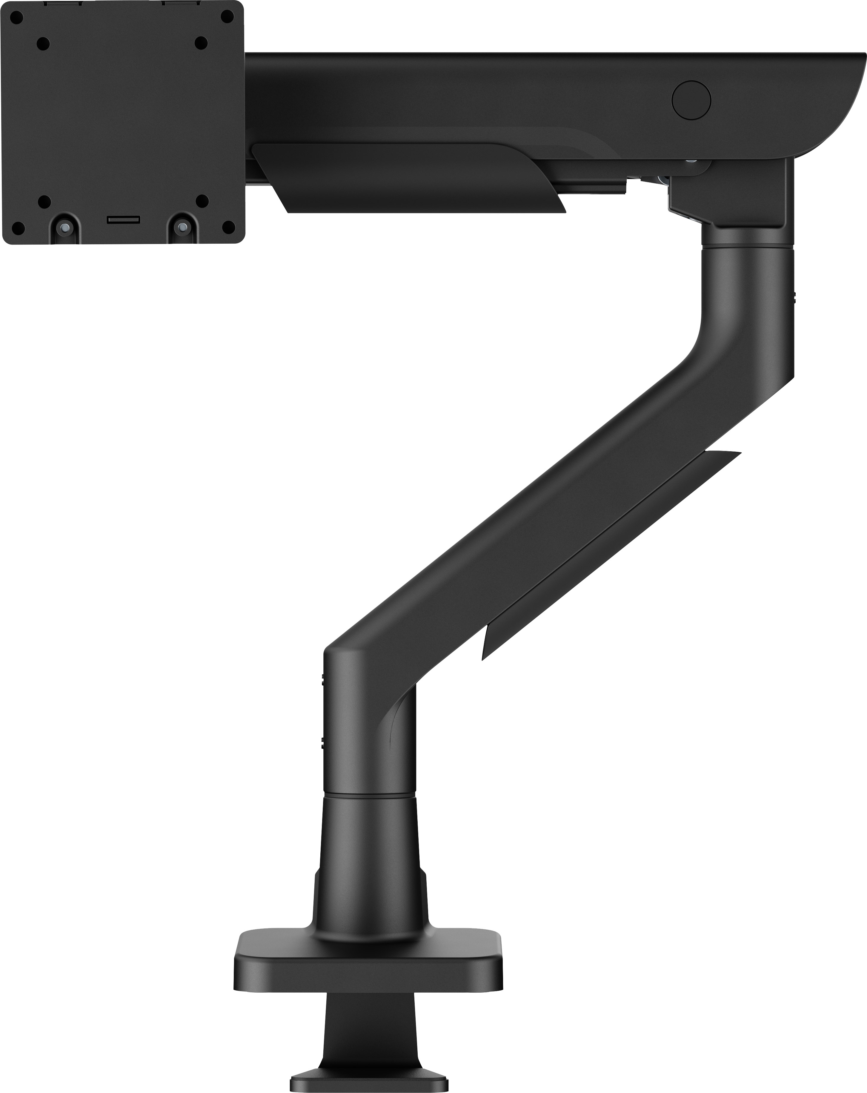 iiyama DS6001C-B1 - Gasfederarm Monitorhalterung, 17-49", bis 27kg, VESA 75x75/100x100, Schwarz