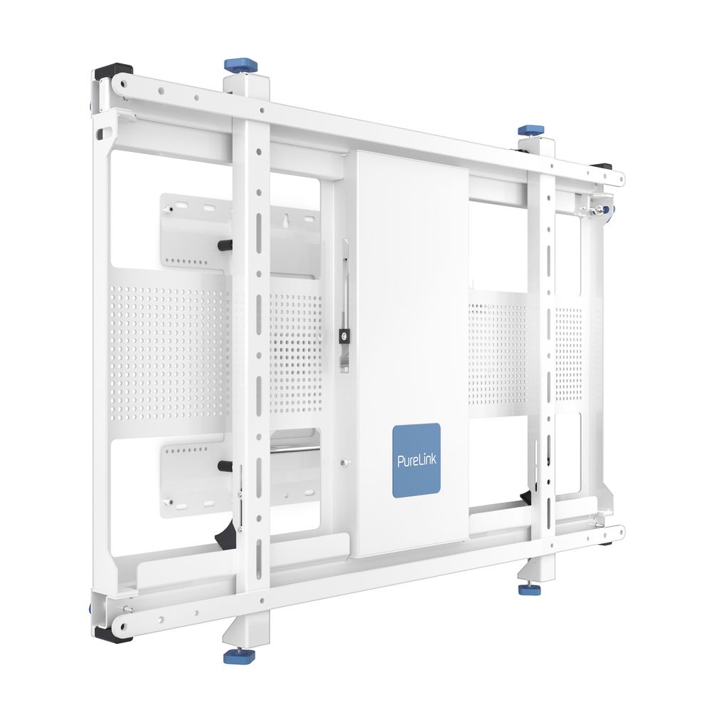 Vuelogic VL-WM-NT600W - XL No-Touch Pop-Out-Wandhalterung motorisiert 65-110" - max. 135 kg - VESA 300x300-1000x600 - weiß