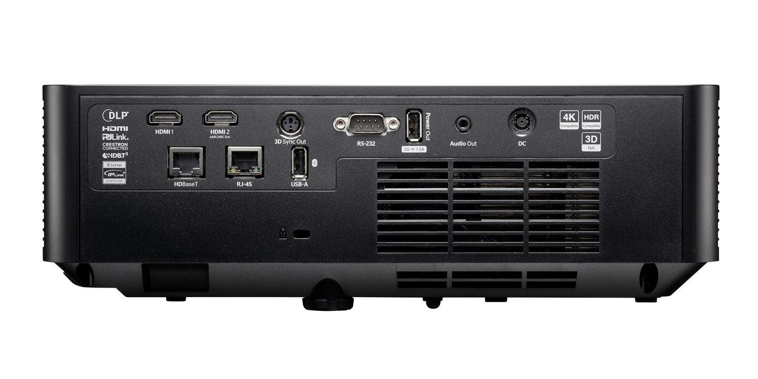 Optoma ZU600UST-B - WUXGA Ultrakurzdistanz-Laserprojektor - 6.000 ISO-Lumen - 24/7 - IP6X - 360-Grad-Projektion - schwarz