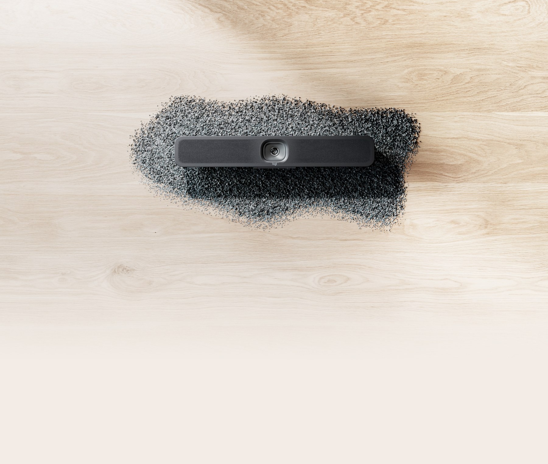 Nachhaltiges Design der Logitech MeetUp 2 – 62 % recycelter Kunststoff