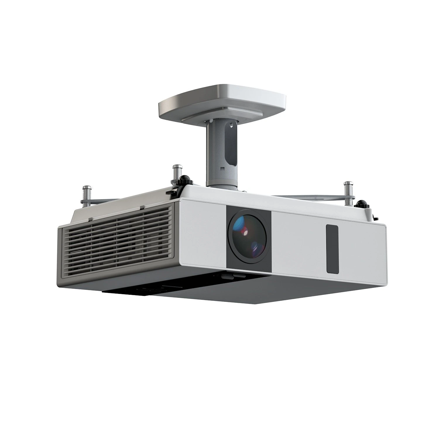 Kindermann Comfort² 10 4000000010 - Beamer-Deckenhalterung 13 cm (fix) - max. 20 kg - TÜV/GS - Silber