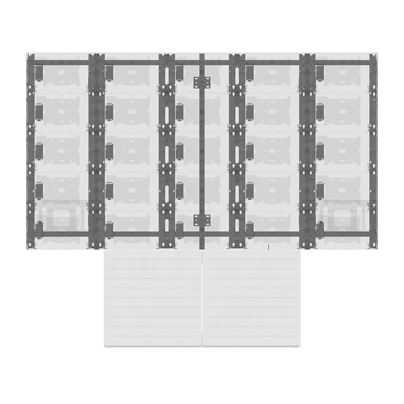 Hagor CON-Line LED BW 163-165" 2891 - LED-Wandsystem mit Technikkorpus - für All-in-One-LED bis 165" - inkl. Cover-Set - weiß