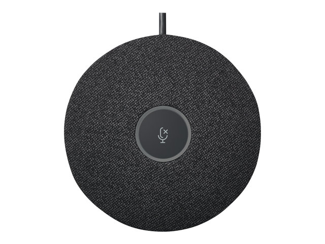 Logitech Rally Mic Pod Graphit - Modulares Erweiterungsmikrofon