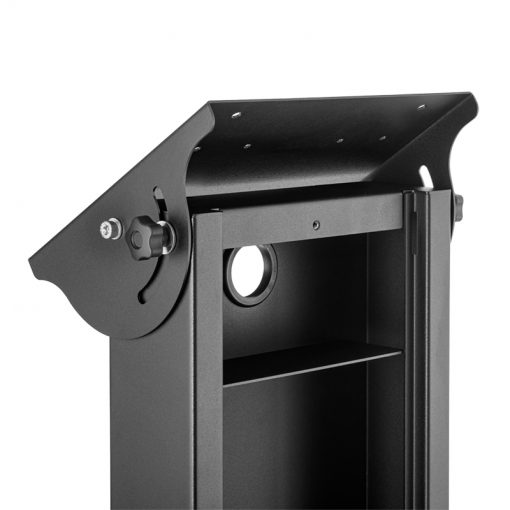 Hagor vis-it Tilt Black 1570 – Indoor-Stele neigbar für 22-43 Zoll - Schwarz