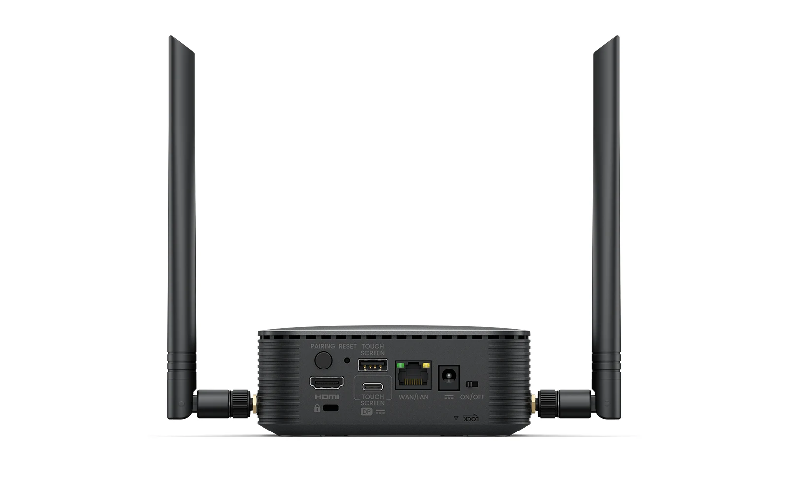BenQ InstaShow WDC25 - Drahtloses 4K-Präsentationssystem - 2 USB-C/HDMI-Buttons - Wi-Fi 6 - bis 40 m - BYOD - schwarz