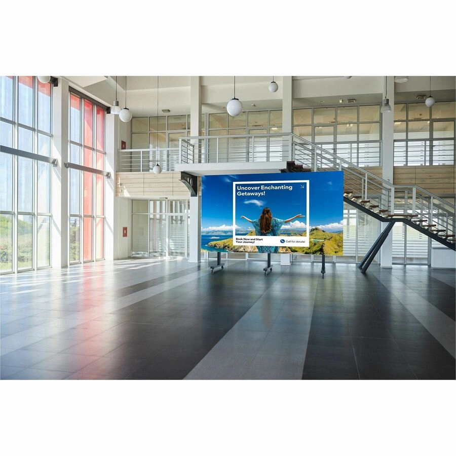Peerless-AV Seamless Connect LEDMTS-5X5 - mobiler dvLED Rollwagen für 5x5 LED-Wand - bis 283,5 kg - freistehend/bodenverankert - Schwarz