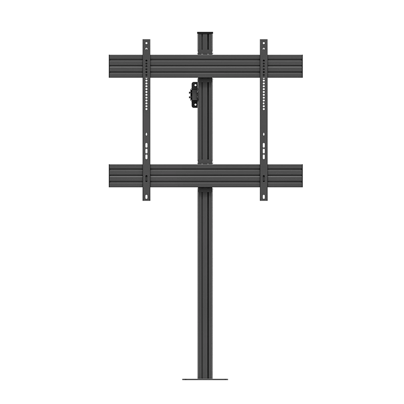 Hagor CPS Floor-Wall Single 3342 - Boden-Wandhalterung 75-86 Zoll - Landscape - bis 50 kg - VESA 900x800 - schwarz