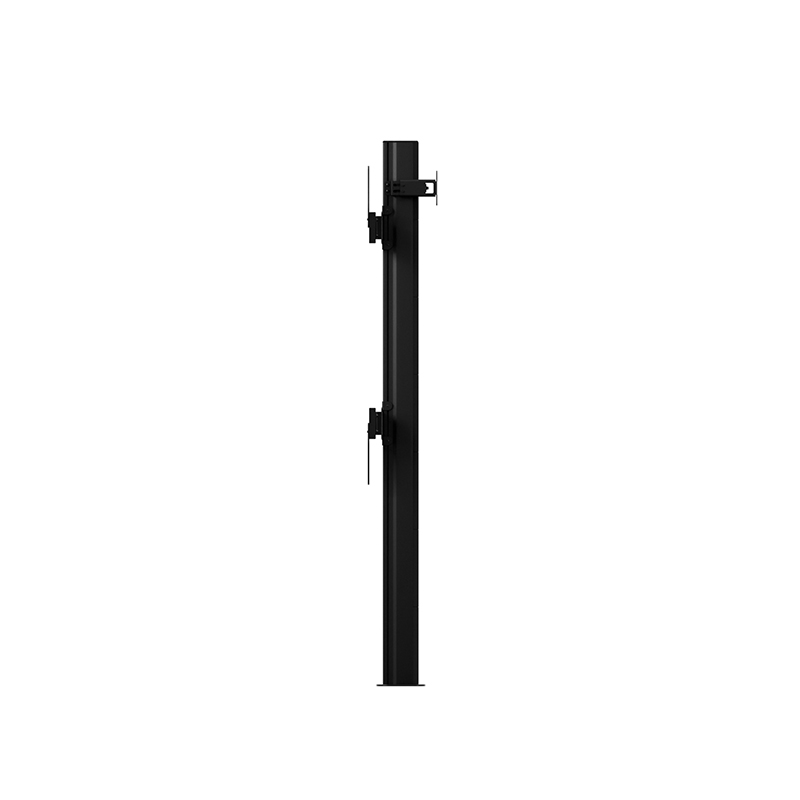 Hagor LED-SBW LG LAPA 136" 6311 - Standsystem zur Boden-Wand-Montage für LG LAPA136-GF - höhenverstellbar - verdeckte Kabelführung - schwarz