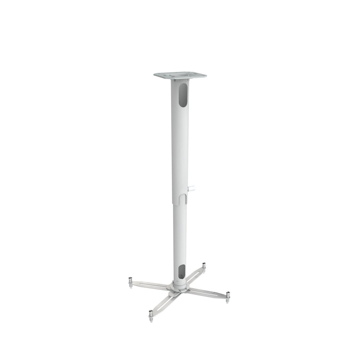 Kindermann Comfort² 60 4000000061 - Beamer-Deckenhalterung 40-65 cm - max. 20 kg - TÜV/GS - Weiß