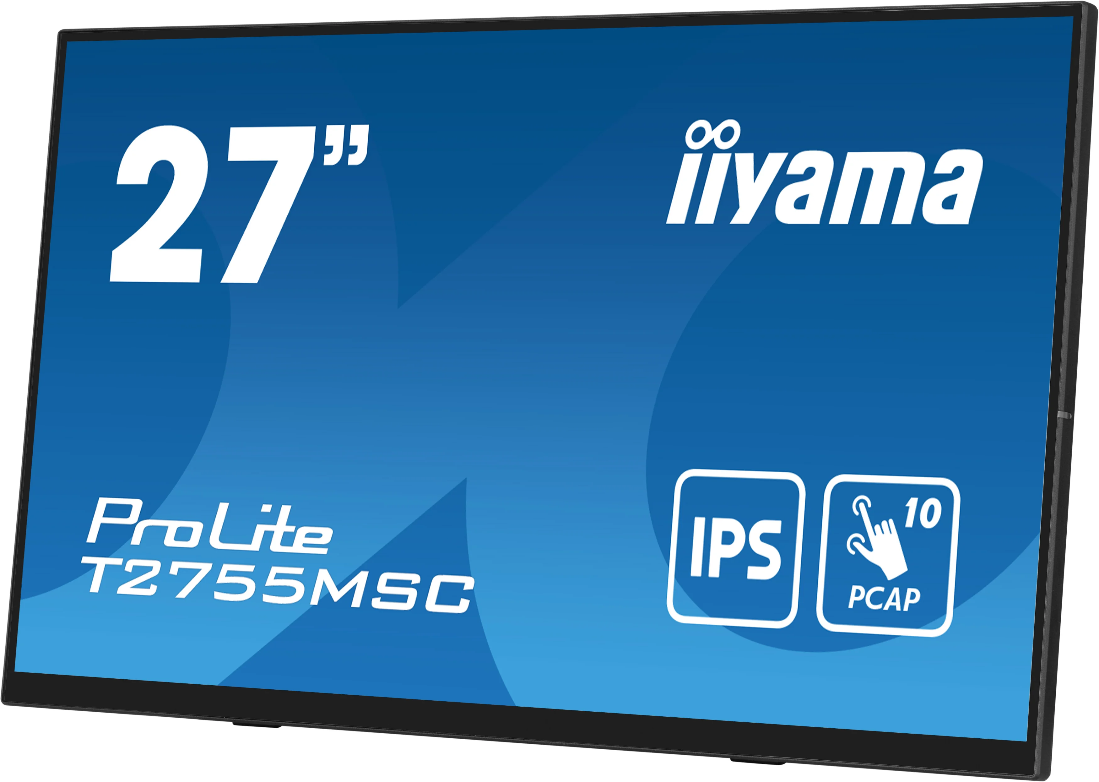 iiyama ProLite T2755MSC-B1 - 27" Touch Display - Full HD IPS - 360 cd/m² - NO-OS - VESA 100x100 - schwarz