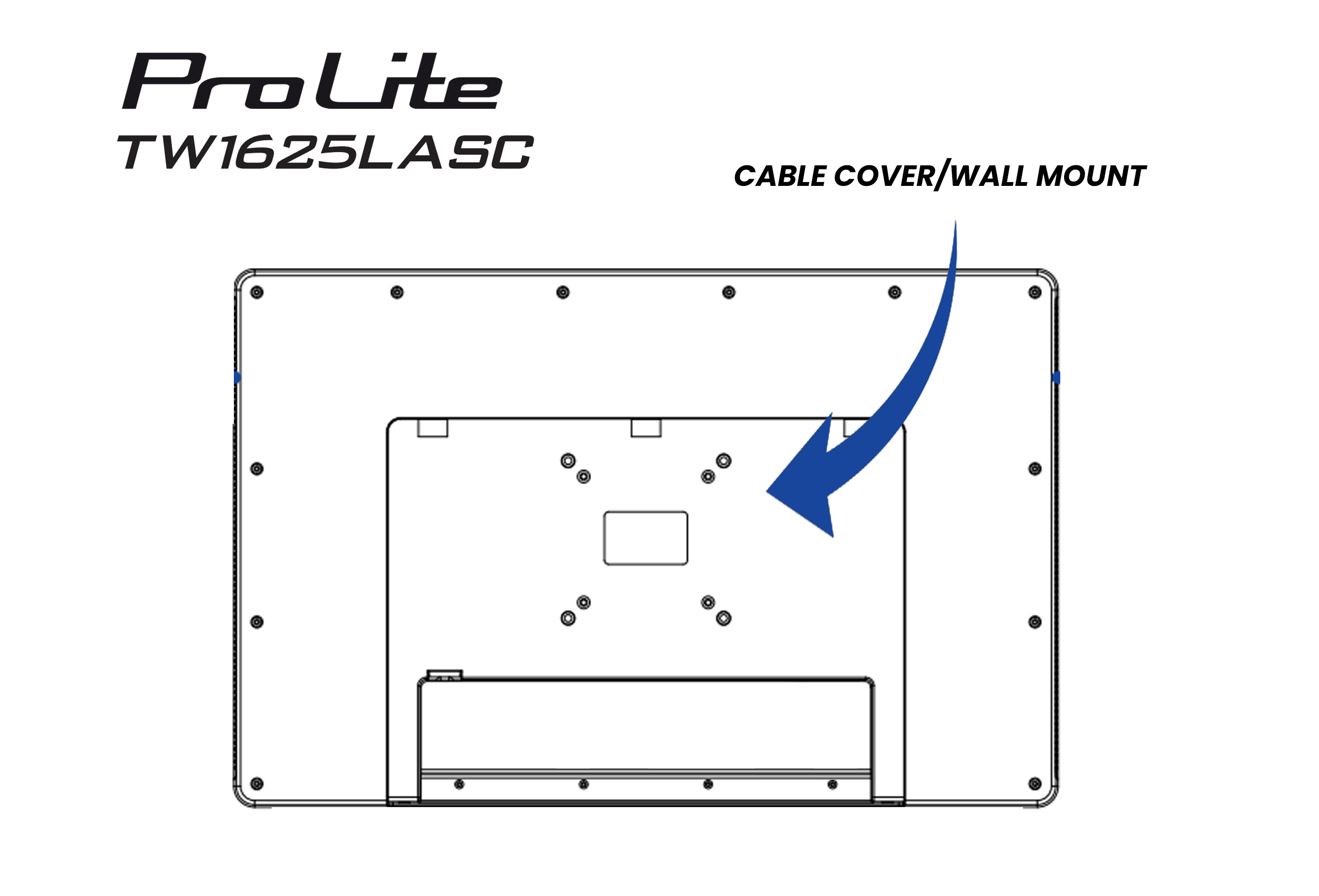 iiyama ProLite TW1625LASC-B3PNR 15,6" Touch-Display – Android 14 – PoE-fähig