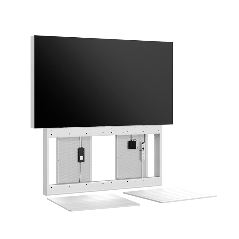 Hagor CON-Line LED BW 110" 2888 - LED-Wandsystem mit Technikkorpus für LED-All-in-One bis 110 Zoll - Weiß