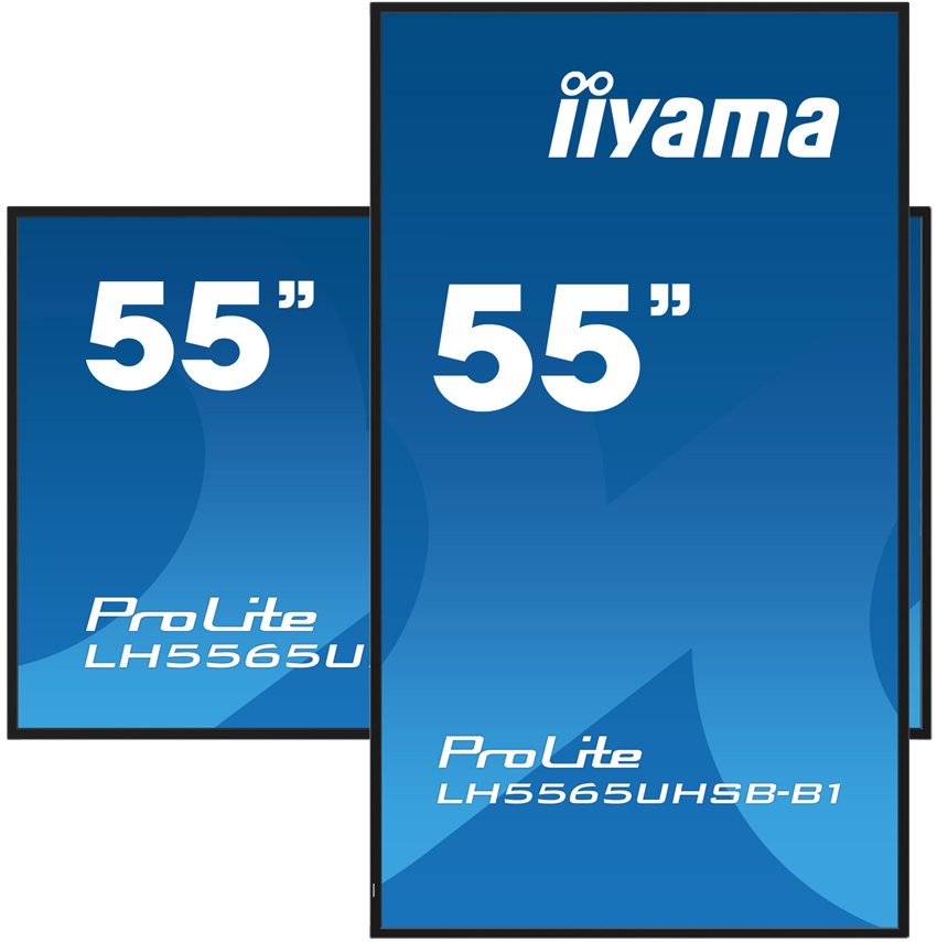 iiyama ProLite LH5565UHSB-B1 - 55" 4K Digital Signage Display, 800 cd/m², Android 11