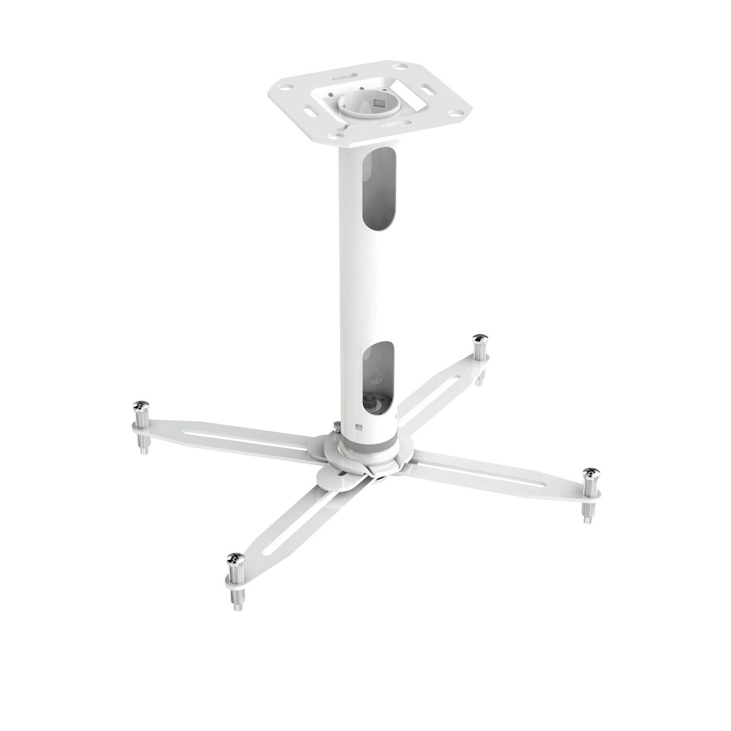 Kindermann Comfort² 30 4000000031 - Beamer-Deckenhalterung 30 cm (fix) - max. 20 kg - TÜV/GS - Weiß