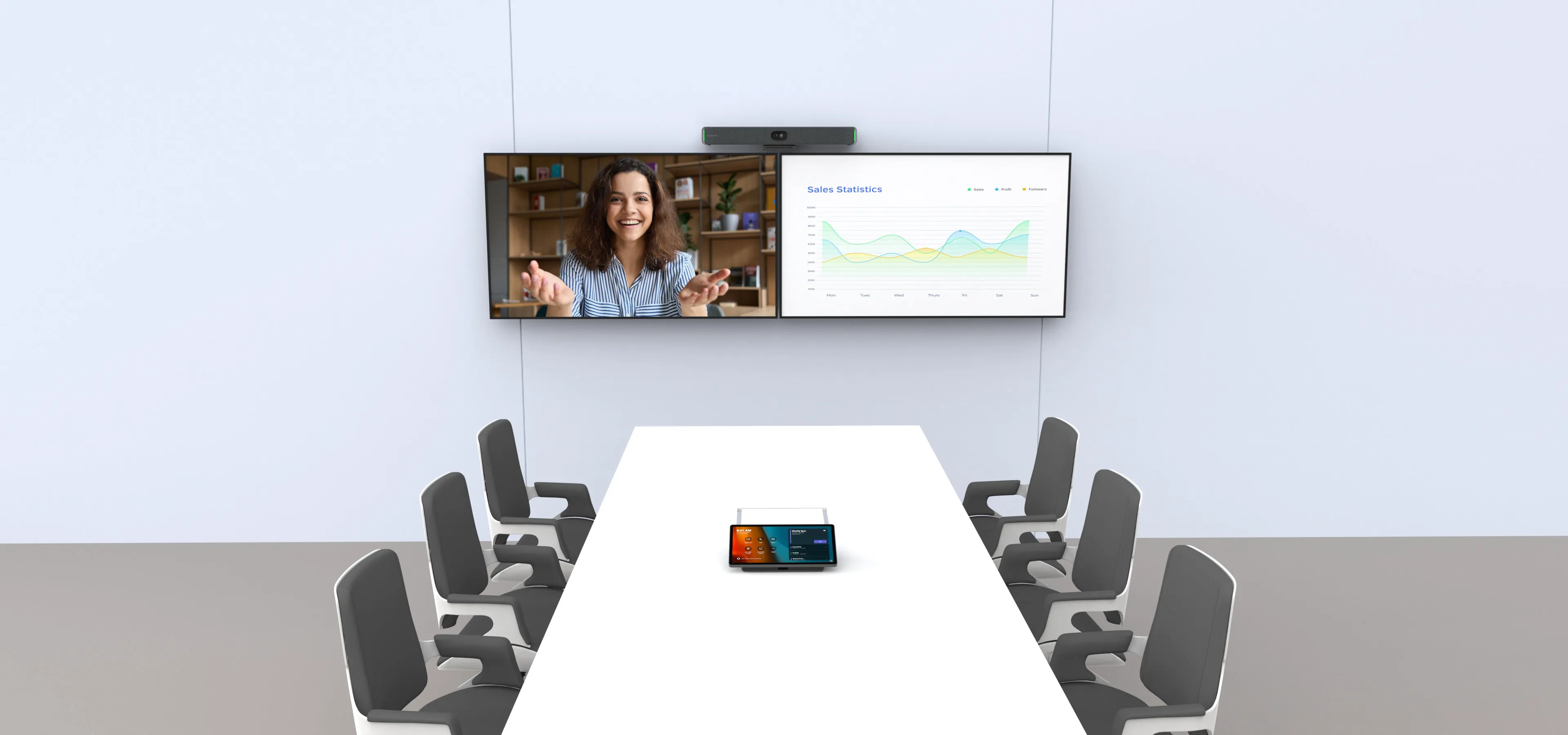 Maxhub Xbar V50 Kit - Microsoft Teams MDEP Android Videobar - 11,6 Zoll Touchpad