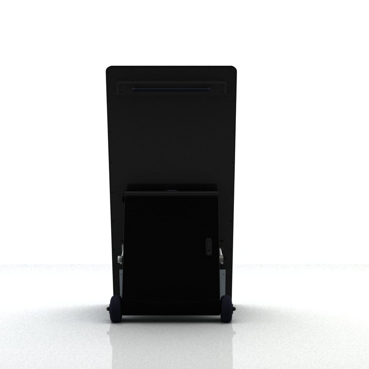 SWEDX SWOSB43X7-01 - Mobiler Outdoor-Kundenstopper 43" - Full HD - 2.000 cd/m² - IP55 - Akku (15 h) - Android 11 - Portrait - Schwarz