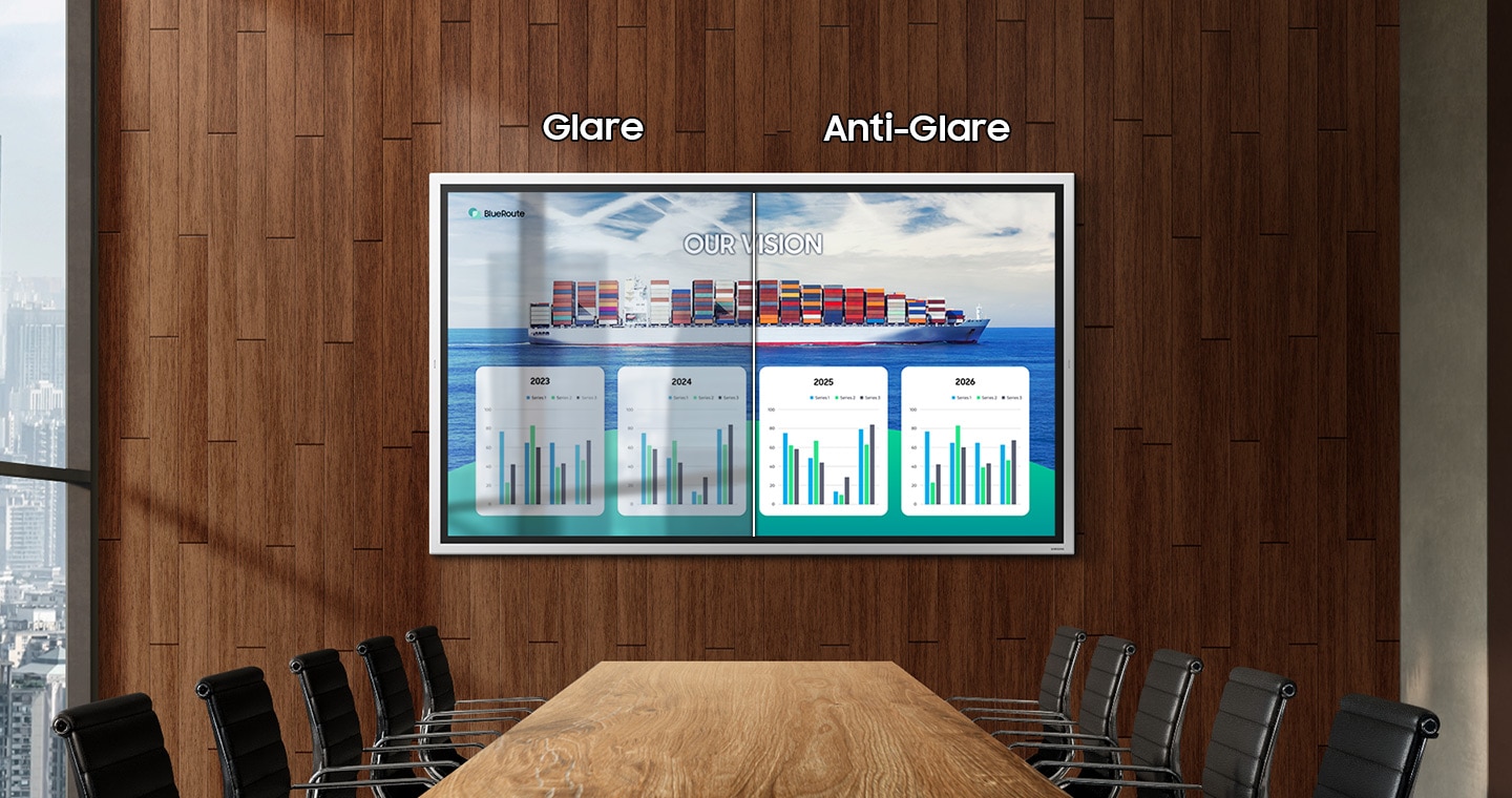 Samsung Flip WM55FX - Interaktives Whiteboard 55 Zoll - Tizen 9, AirPlay 2, SmartView+, drehbar