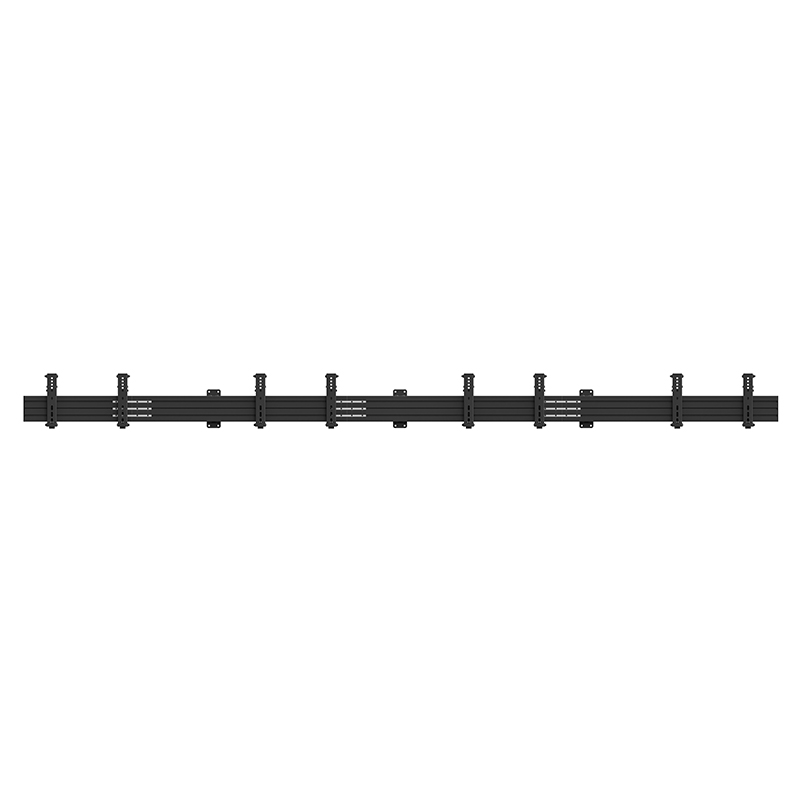 Hagor CPS Menuboard W4L 3321 - Wandhalterung 4x 32-43" - Landscape - neigbar -5°/+15° - max. 50 kg je Display - VESA 200x200 - Schwarz