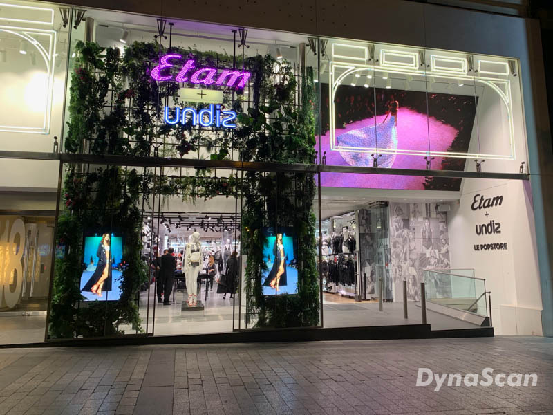 DynaScan DS653LT5-2 - 65 Zoll Schaufenster-Display Semi-Outdoor - Full HD 1920 × 1080 - 4000 cd/m² - Android 11 - VESA 600x400 - schwarz