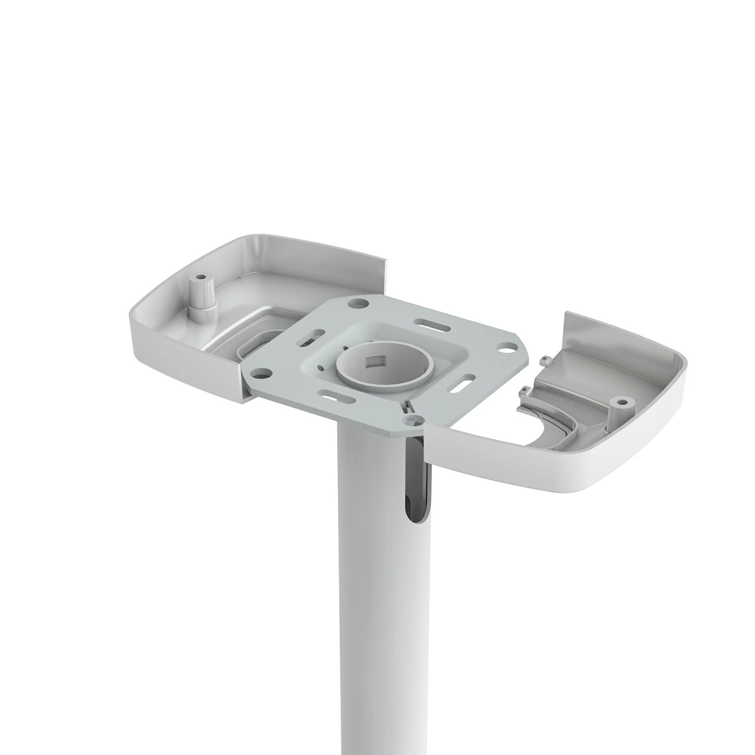 Kindermann Comfort² 60 4000000061 - Beamer-Deckenhalterung 40-65 cm - max. 20 kg - TÜV/GS - Weiß