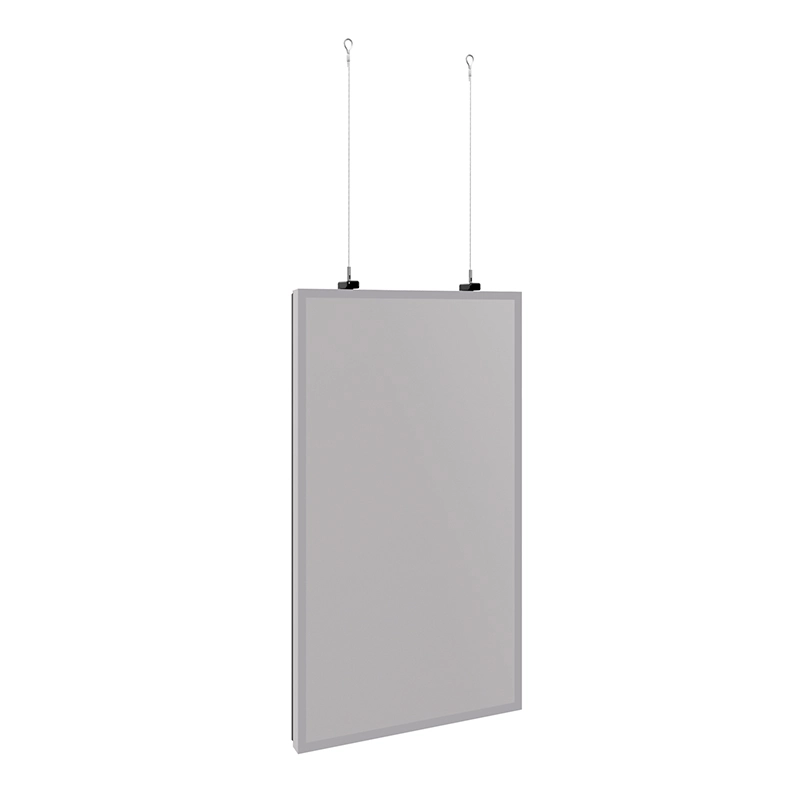 Hagor HP SHF OM55 Portrait - Drahtseilhalterung Deckenmontage - Samsung OM55B / OM55N-S - max. 25 kg - 5 m Seil - schwarz