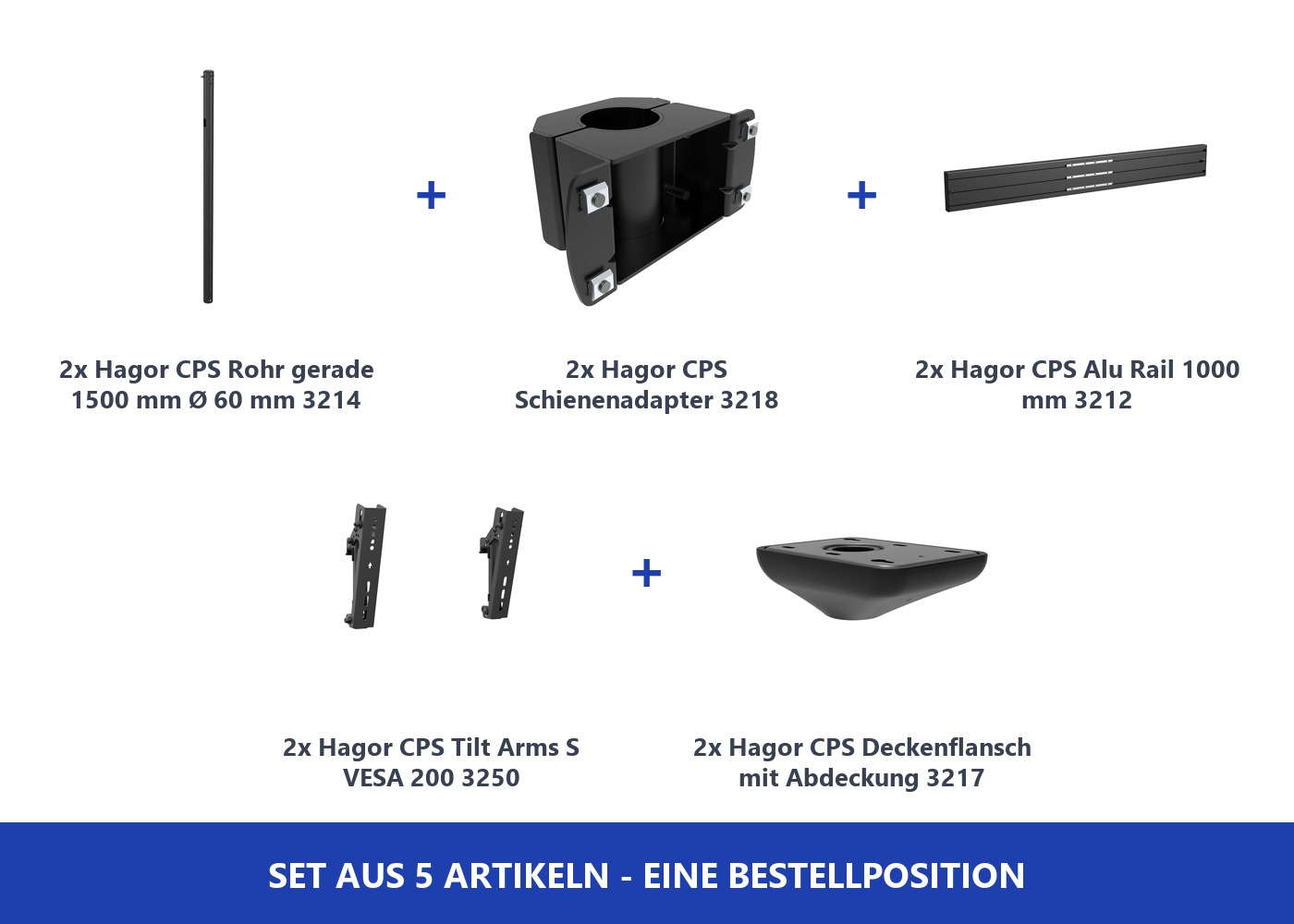 Die 5 Artikel des Sets ND-21575