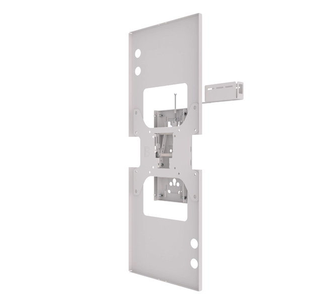 B-Tech BT7611-SAM32 - Wandhalterung 32" für Samsung EM32DX E-Paper - neigbar +10°/-10° - Powerbank-Fach - werkzeuglose Montage - weiß