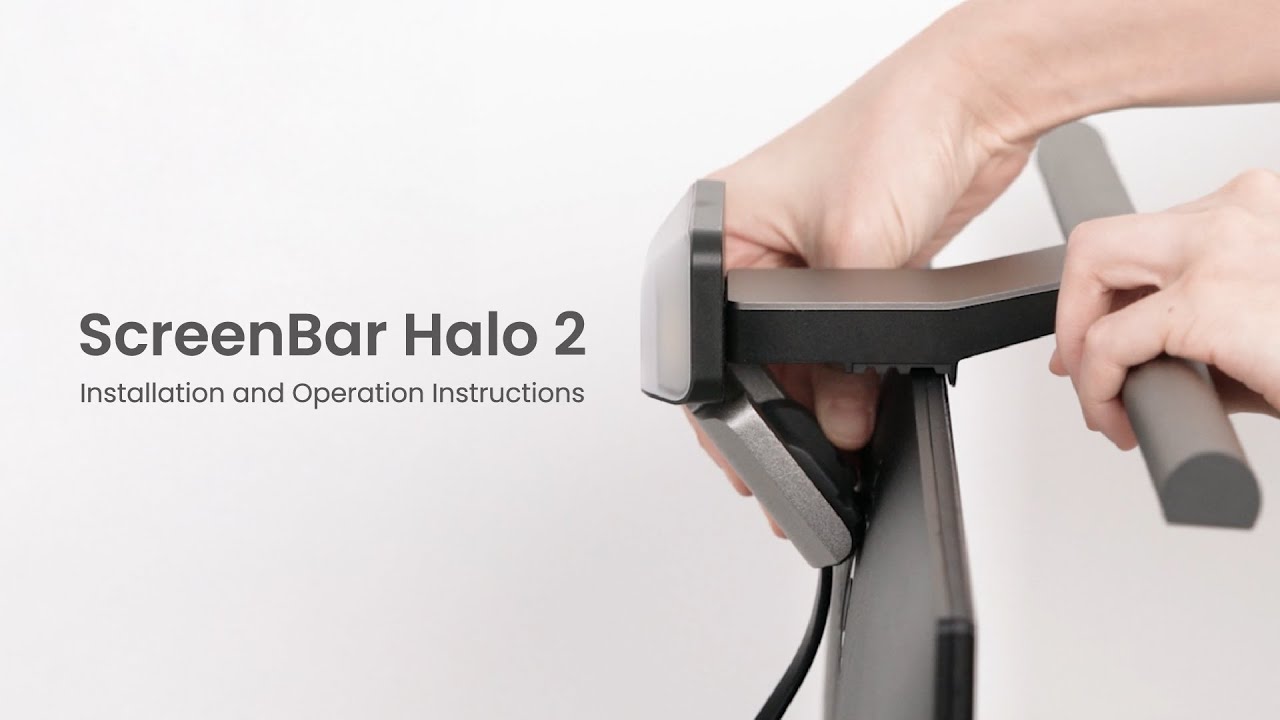 BenQ ScreenBar Halo 2 - Montageanleitung
