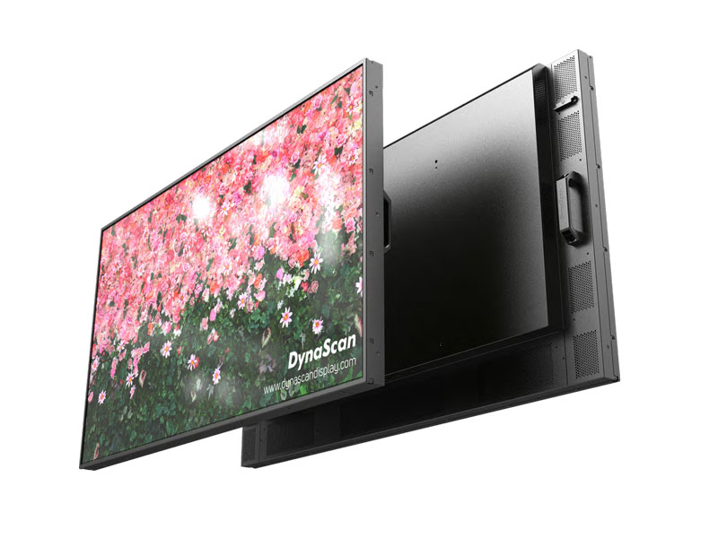 DynaScan DS491LT5-2 - 49 Zoll Schaufenster-Display Semi-Outdoor - Full HD 1920 x 1080 - 4000 cd/m² - 24/7 - Android 11 - lüfterlos - VESA 400x400 - schwarz
