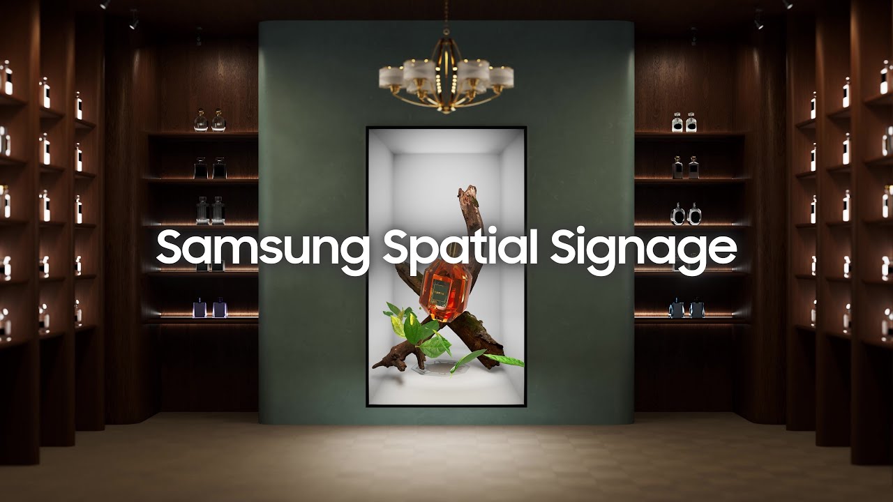Samsung Spatial Signage: 3D Showcase