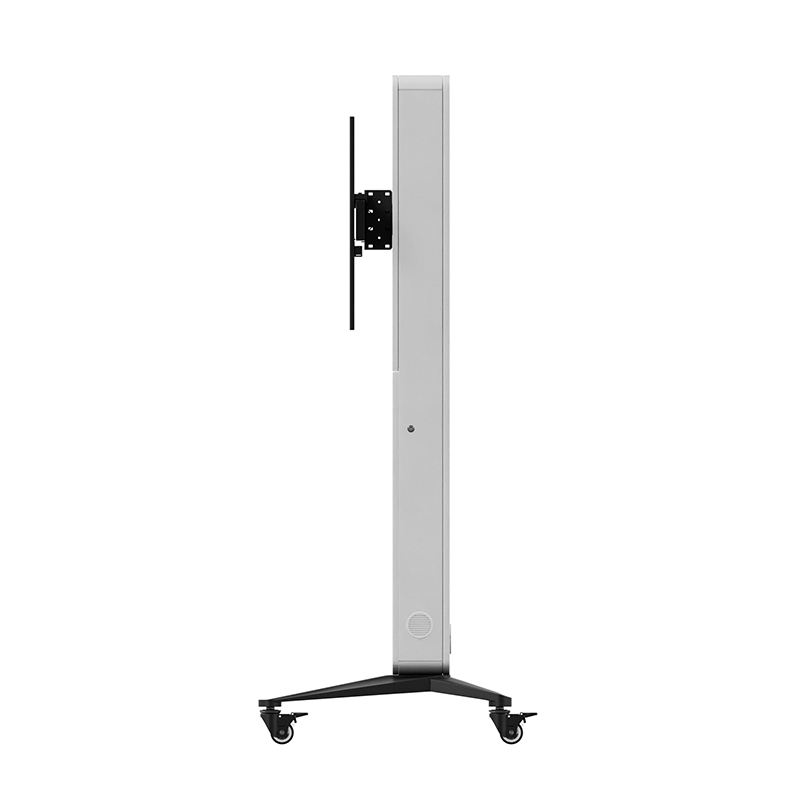 Hagor CON-Line M Lift 55-75" 2813 - Medienstele mobil mit Rollen und elektrischem Lift - 55-75" - Landscape - max. 50 kg - VESA 800x600 - Weiß