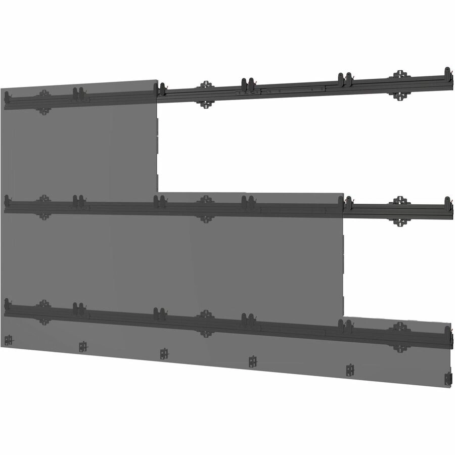 Peerless-AV Seamless Connect LEDUNVS-5X5 - dvLED Wandhalterung für 5x5 LED-Wand - bis 283,5 kg - 3-Achsen-Justierung - Schwarz