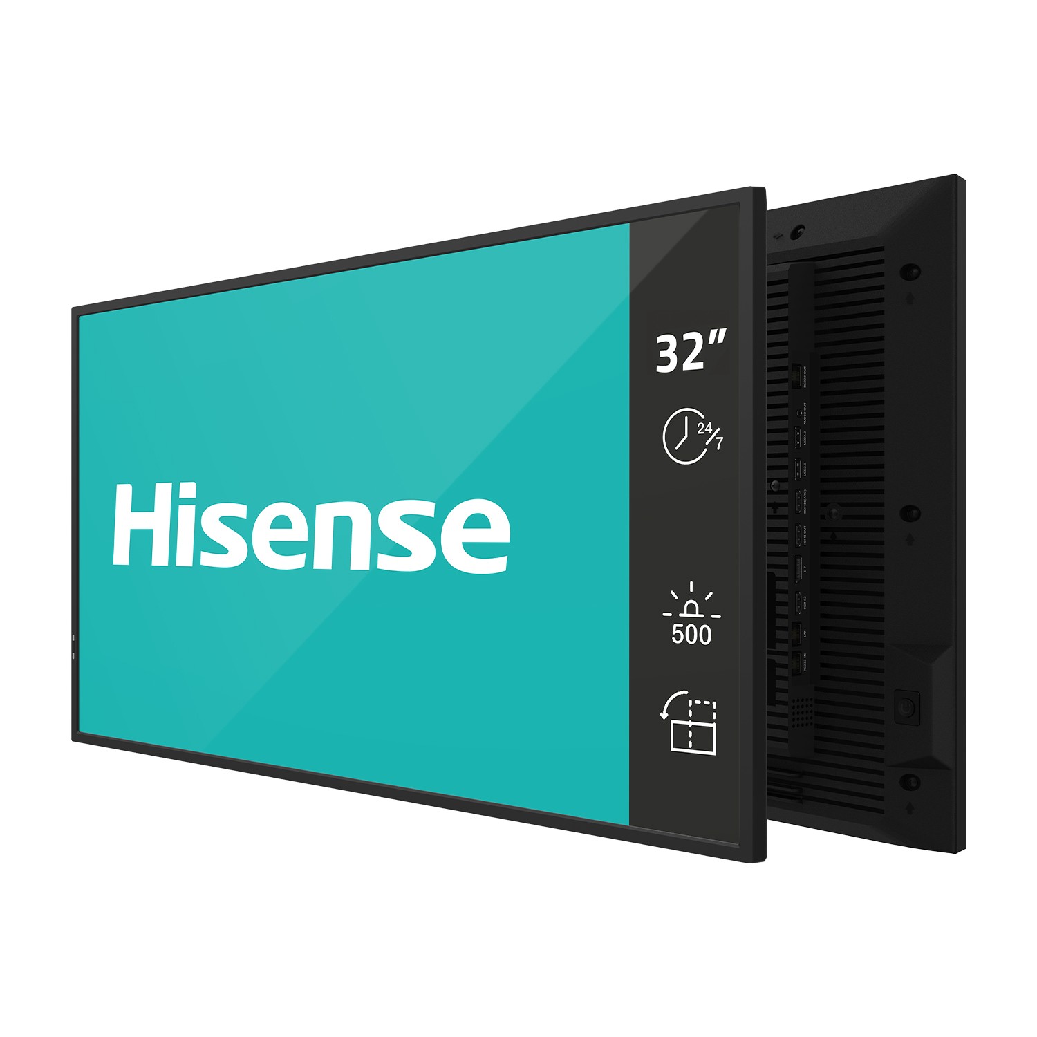Hisense 32DM66GE - 32" Digital Signage Display - Full HD - 500 cd/m² - 24/7 - IP5X - Android 14 - VESA 200x200