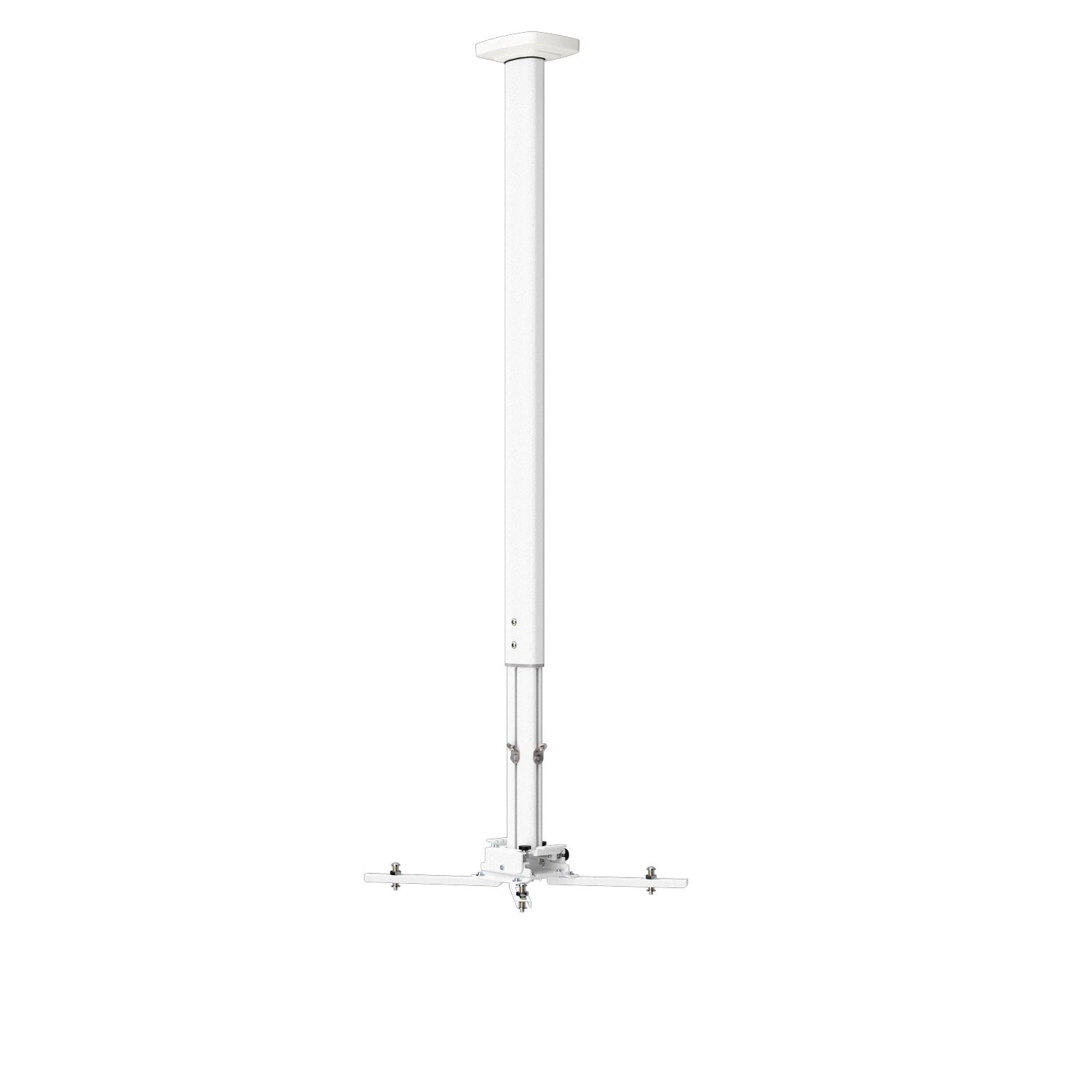 Kindermann Premium MA 200 7460000201 - Beamer-Deckenhalterung 111-200 cm - max. 30 kg - Aluminium - TÜV/GS - weiß