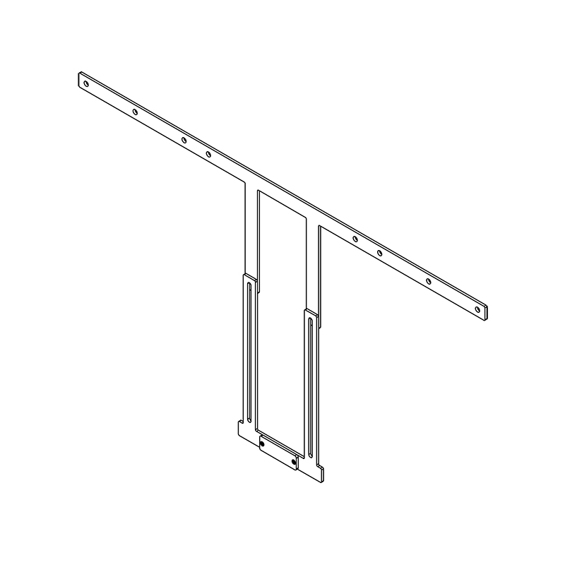 Hagor Logitech Meetup 2 Display Adapter 2279 - Kameraadapter für Displays 75-86" - höhenverstellbar - VESA max. 800 mm - Schwarz
