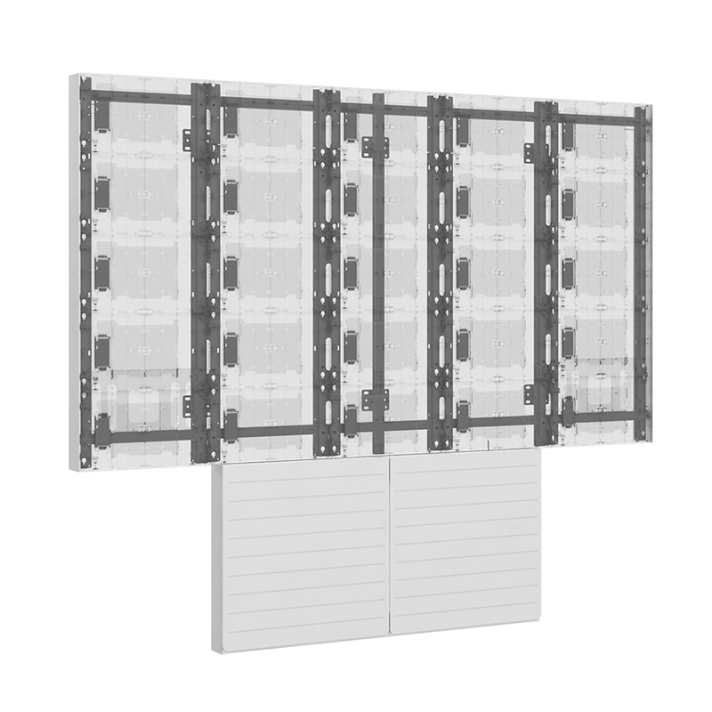 Hagor CON-Line LED BW 163-165" 2891 - LED-Wandsystem mit Technikkorpus - für All-in-One-LED bis 165" - inkl. Cover-Set - weiß