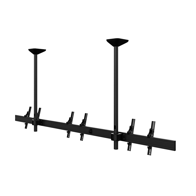 Hagor CPS Menuboard D3S 24-32" - Deckenhalterung 3 Displays Landscape - bis 40 kg je Screen - VESA 100x100-200x200 - neigbar - schwarz