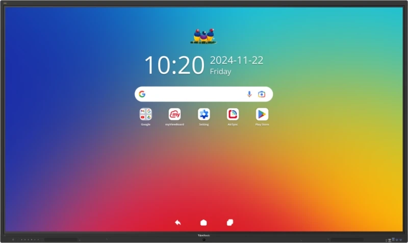 ViewSonic IFP9841-1-1C - Interaktives Touch-Display 98 Zoll - UHD 4K - Android 16 EDLA - 64-Punkt-Touch - 55W Audio - VESA 800x600