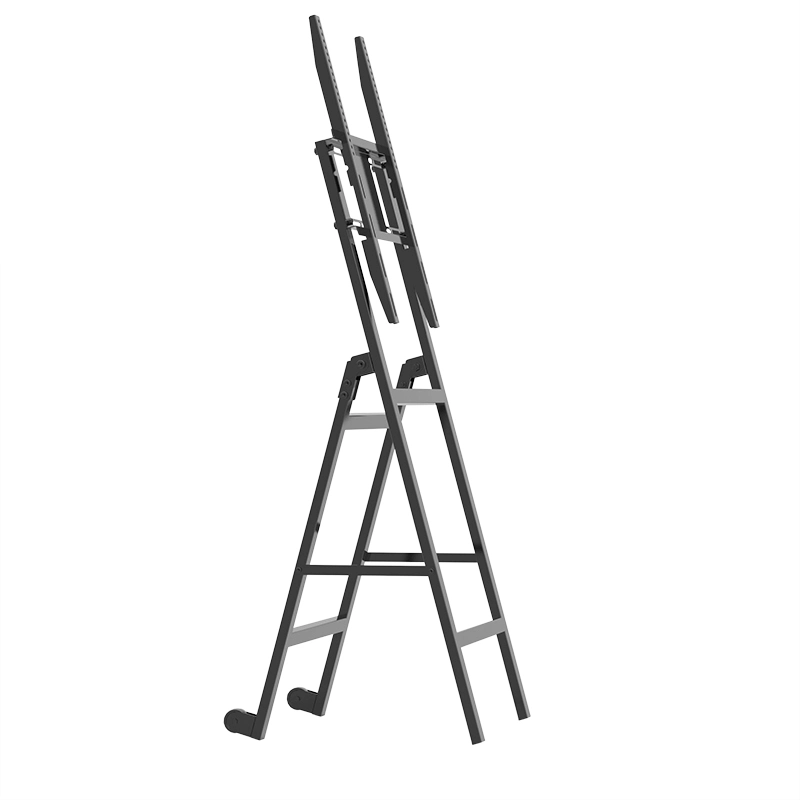 Hagor BrackIT-C-Stopper 2227 - Bodenständer 32-55 Zoll - neigbar - Landscape & Portrait - bis 50 kg - VESA 400x600 - schwarz