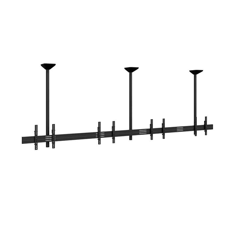 Hagor CPS Menuboard D4L 46-65" - Deckenhalterung 4 Displays Landscape - max. 40 kg je Screen - VESA 600x400 - neigbar - schwarz