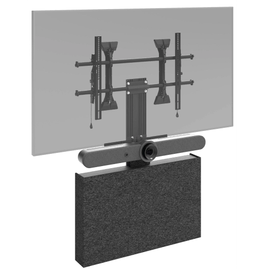 Chief FCASTC Fusion Storage Cabinet - Aufbewahrungsschrank für Chief Fusion Wandhalterungen - max. 27 kg - Akustikfilz - schwarz
