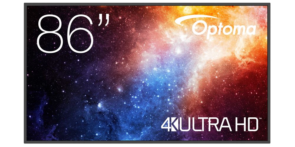 Optoma N3861K – 86" 4K Professional Display - 24/7 & Portrait-Mode