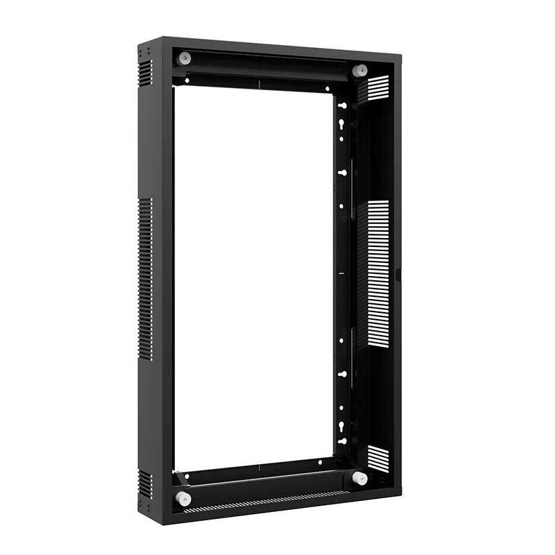 Hagor WH Hisense 55OP90FE 5688 - Outdoor-Wandhalterung displayspezifisch für Hisense 55OP90FE - hochwetterfest - Landscape und Portrait - Schwarz